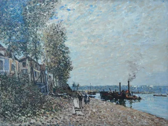 Der Schlepper auf dem Loing, Saint-Mammès
